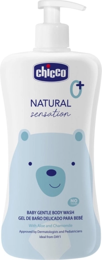 Chicco Natural Sensation dušas želeja un šampūns ar alveju un kumelītēm 200 ml