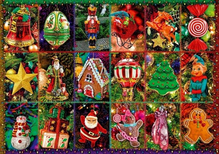 Bluebird Puzzle Christmas Ornaments 1000 Pieces