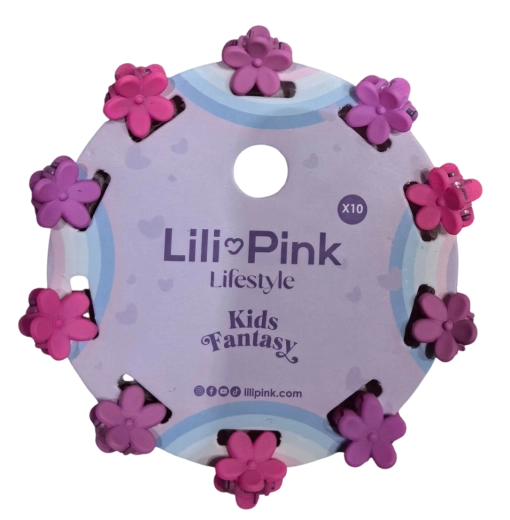 PINK matadatu komplekts ziediņš rozā un violets (10 gab.)