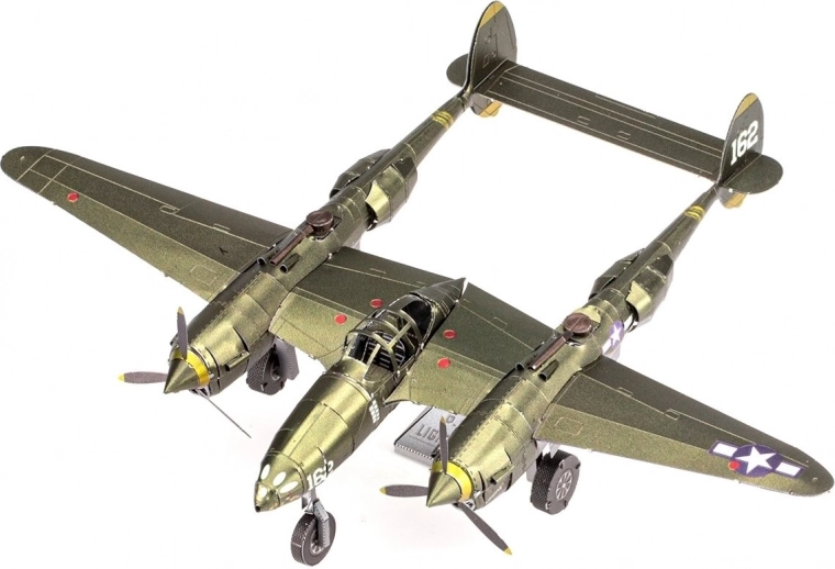Ikonisks P-38 dizains ar divkorpusu siluetu