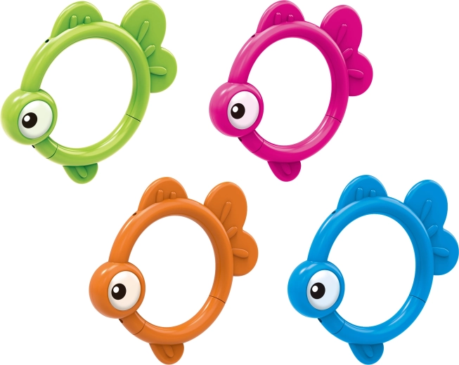 Diving Fish Rings - 4 pcs