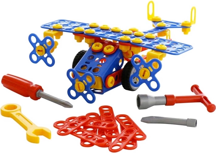 Young Engineer Construction Set – Airplane, 144 pieces