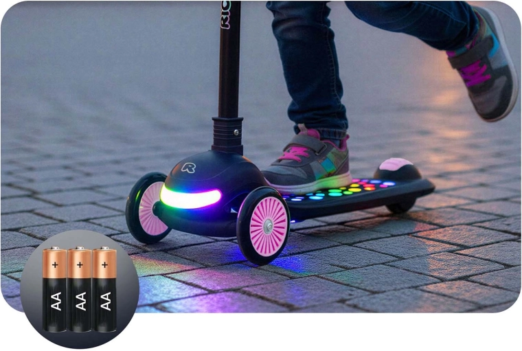 Gaismas šovs: līdz 6 LED režīmiem platformā