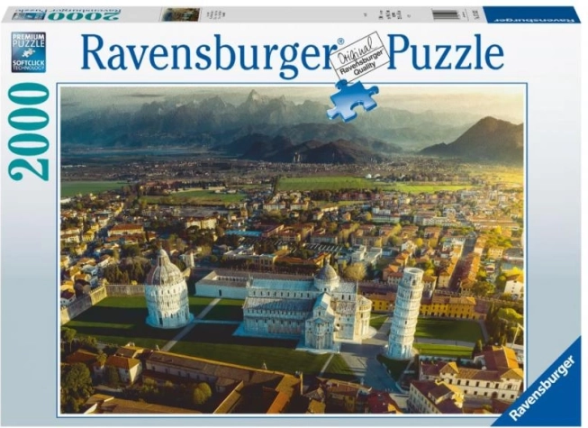 Ravensburger puzle Pisa un Mount Pisano 2000 detaļas