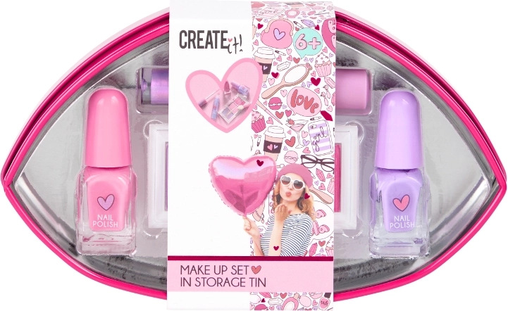 Create It! Love kids' makeup set in the shape of lips