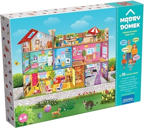 Granna Smart House educational game with a 3D house
