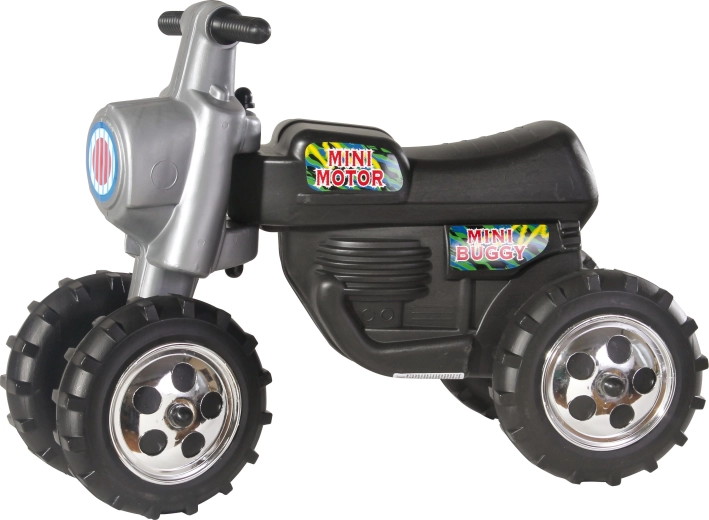 Bērnu līdzsvara braucamais Cross 2 Motor melnā krāsā