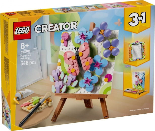 LEGO Creator dekoratīvs ziedu attēls 3 vienā