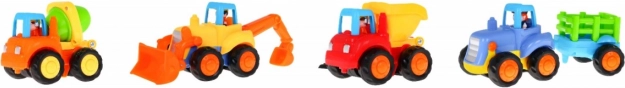 Set of Powered Construction Vehicles