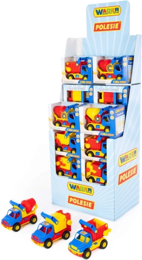 Būvniecības automašīnas ConsTruck – 3 veidi