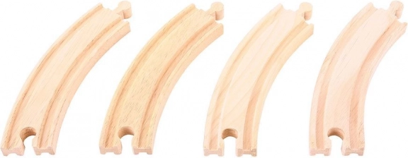 Garie apaļie sliežu posmi Bigjigs Rail