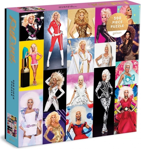 Kvadrātveida puzle RuPaul's Drag Race 500 gabaliņi