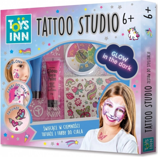 Tetovēšanas studijas komplekts Tattoo Studio ķermeņa un sejas apgleznošanai