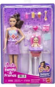 Barbie Skipper Babysitters – aukle ar barošanas krēsliņu