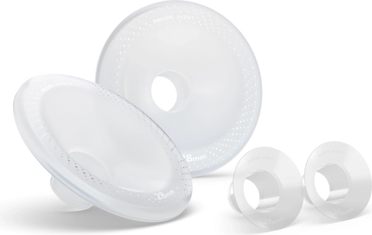 Philips Avent brīvroku silikona ieliktņi un krūšu uzgaļi L