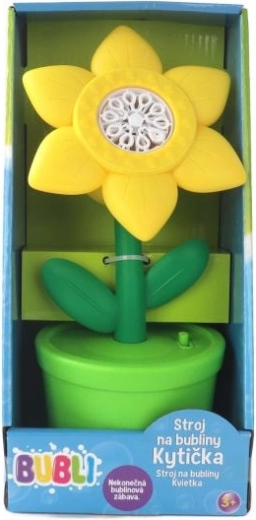 Flower-Shaped Bubble Machine - Yellow