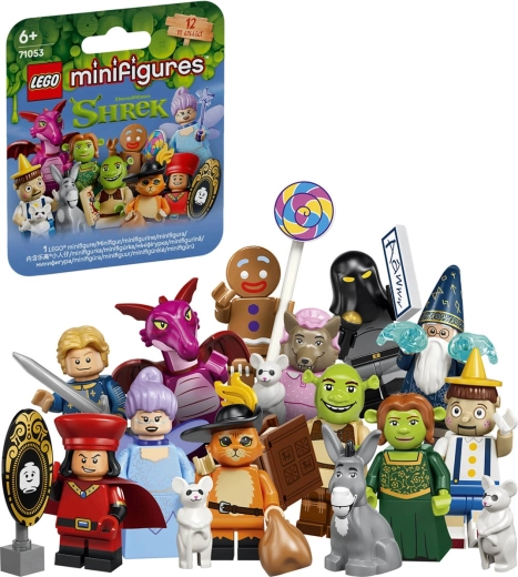 LEGO minifigūriņas Šreks – kolekcionējama pārsteiguma kastīte - 1 gabals