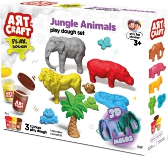 Art Craft Jungle Animal Modeling Set
