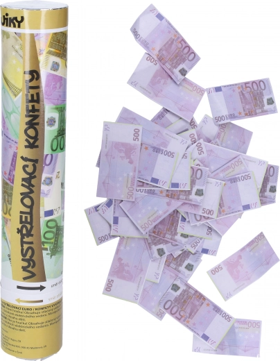 Izšaujamie ballīšu konfeti EURO 30 cm