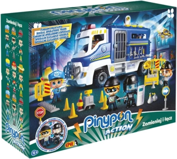PINYPON Action figūru komplekts – policijas furgons ar figūriņām