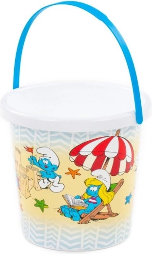 Liels bērnu spainītis ar Smurfiem
