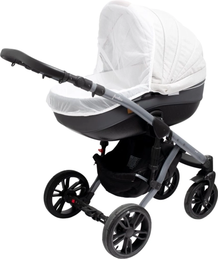 Moskitotīkls ratiņiem New Baby Basic, balts