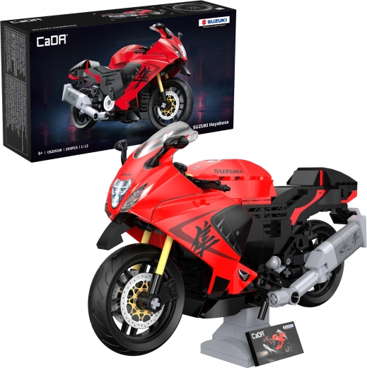 CaDA Suzuki Hayabusa motorcycle building set 1:12 (299 pieces)