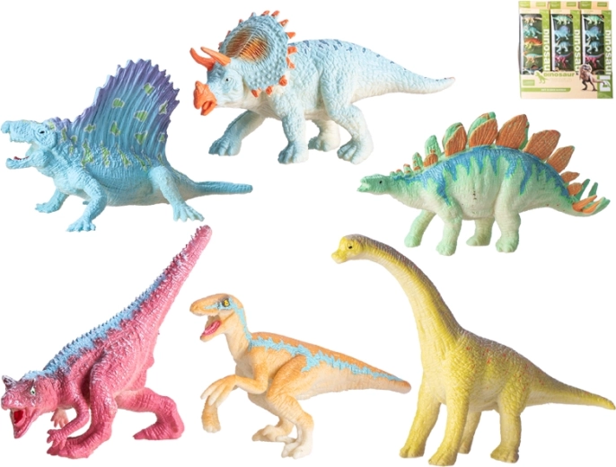 Plastmasas dinozauru komplekts 6 gab. (9–12 cm)