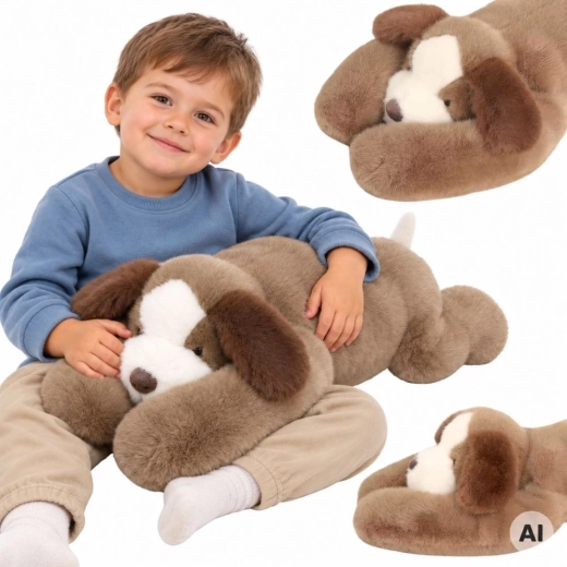 WOOPIE sensorais svērtais plīša suns 1,5 kg