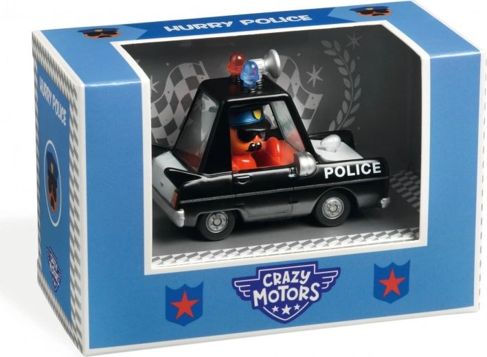 DJECO Crazy Motors car Hurry Police