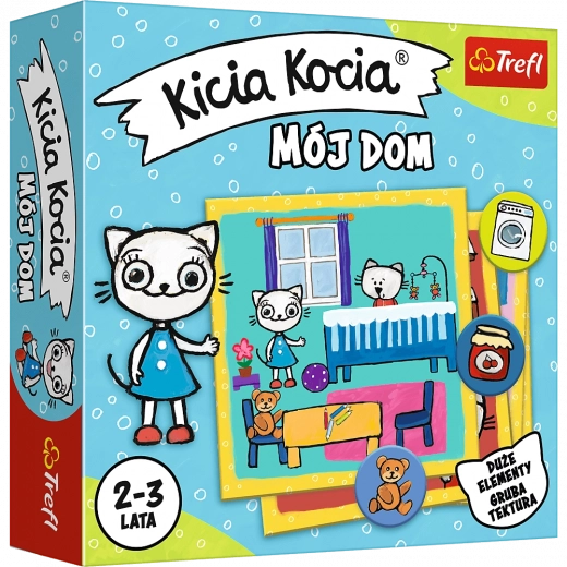 Kāršu spēle Kaķis Kicia “Manas mājas” bērniem