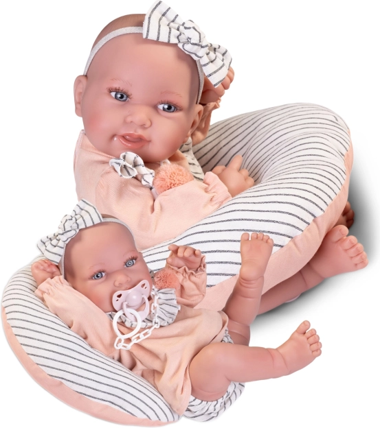 Reālistiska lelle-bēbītis ar pilnībā vinila ķermeni 42 cm