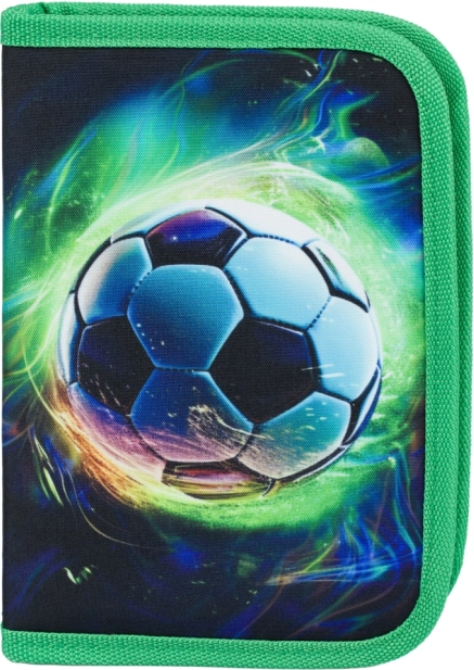 Viennodalījuma skolas penālis ar futbola bumbas motīvu, zaļš