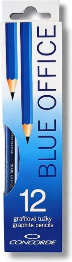 Grafīta zīmuļi CONCORDE Blue Office HB, 12 gab.