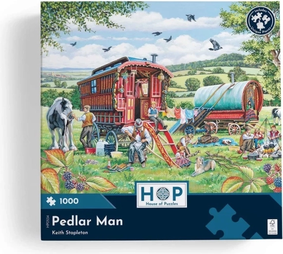 1000 pieces for enjoyable puzzling