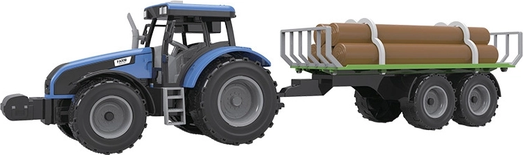 FARM SERVICE traktors ar kokvedēju piekabi ar skaņām un gaismām