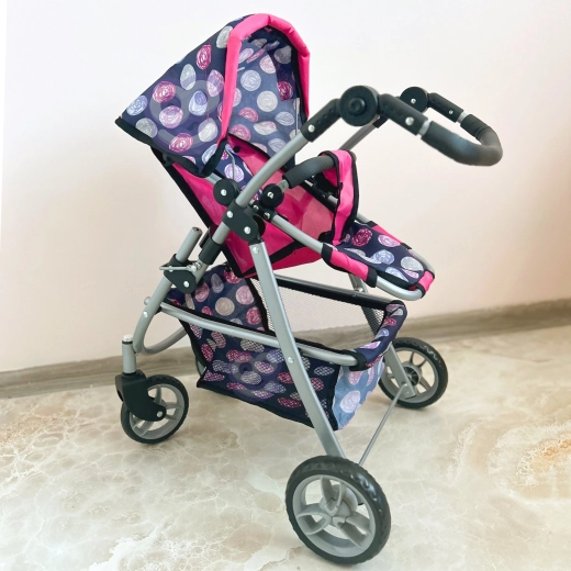 Basket and folding canopy