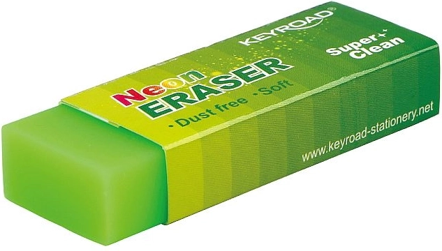 Dzēšgumija Keyroad Neon zaļa