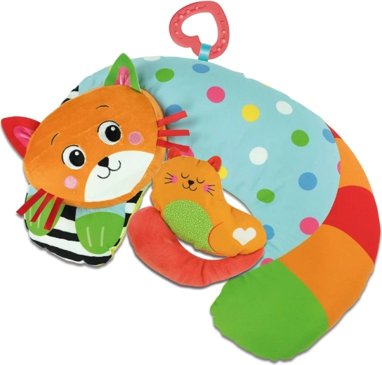 Clementoni Baby spilventiņš rotaļām uz vēdera Kitty Cat