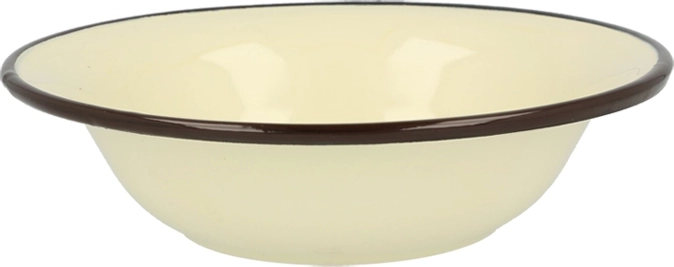 Silesia Rybnik enamel bowl 7.45 L, cream