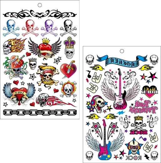 Temporary Tattoo Stickers – book with more than 200 designs