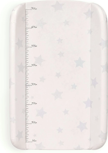 Ecotoys rigid changing mat with raised edges 85 × 50 cm – stars