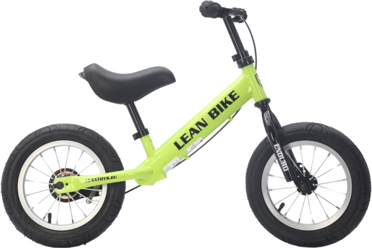 Balansēšanas velosipēds ENDURO neona zaļā krāsā