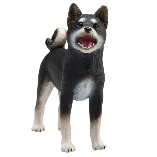 Mojo suns Shiba Inu melns – reālistiska figūriņa
