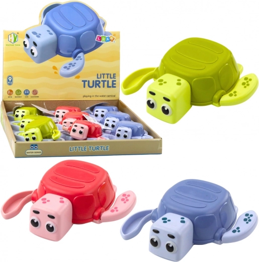 Wind-up floating bath turtle – mixed colors