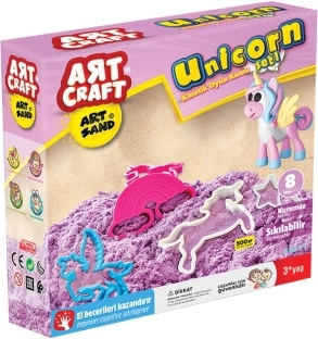 Art craft kinētiskās smiltis vienradži 500 g - 1 gab.