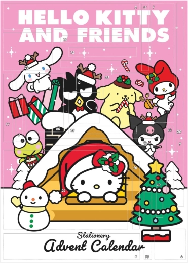 Hello Kitty un draugu kancelejas preču adventes kalendārs