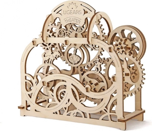 Ugears 3D mehāniskā puzle teātris (70 detaļas)