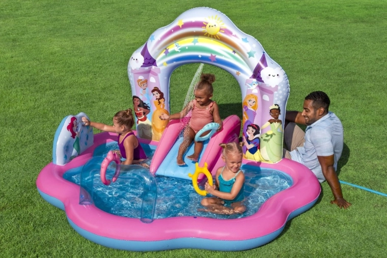 Water sprinkler after connecting to a garden hose