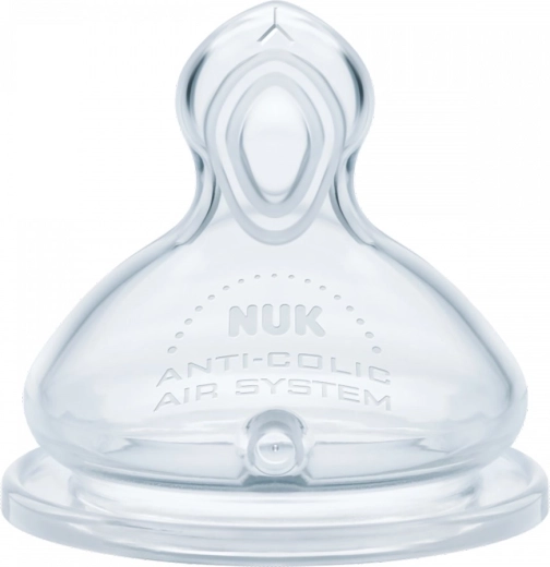 NUK First Choice+ Flow Control uzgalis – knupītis 6+ mēneši, 2 gab.